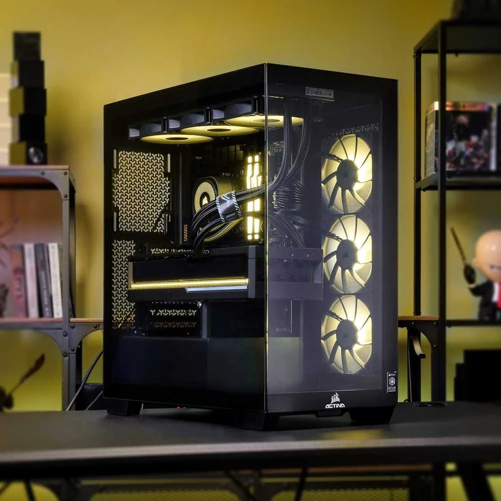 Stacionarus kompiuteris Actina 5901443413769 PC AMD Ryzen™ 9 7900X 32 GB DDR5-SDRAM 2 TB SSD NVIDIA GeForce RTX 5080 Midi Tower Juodas