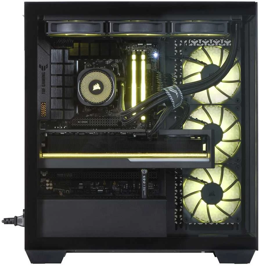 Stacionarus kompiuteris Actina 5901443413851 PC AMD Ryzen™ 7 7800X3D 32 GB DDR5-SDRAM 2 TB SSD NVIDIA GeForce RTX 5080 Windows 11 Home Midi Tower Juodas