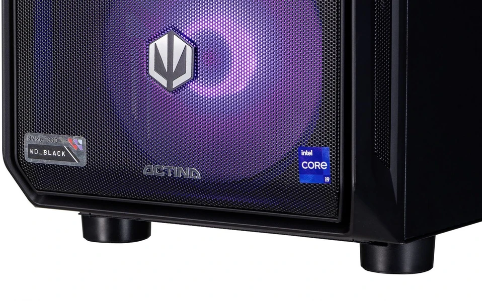 Stacionarus kompiuteris Actina 5901443414063 asmeninis kompiuteris Intel Core Ultra 9 285K 64 GB DDR5-SDRAM 2 TB SSD NVIDIA GeForce RTX 5090 Midi Tower Juodas