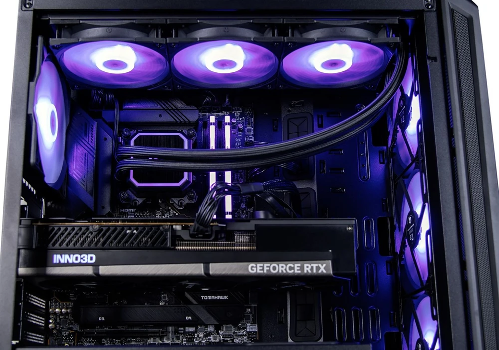 Stacionarus kompiuteris Actina 5901443414063 asmeninis kompiuteris Intel Core Ultra 9 285K 64 GB DDR5-SDRAM 2 TB SSD NVIDIA GeForce RTX 5090 Midi Tower Juodas
