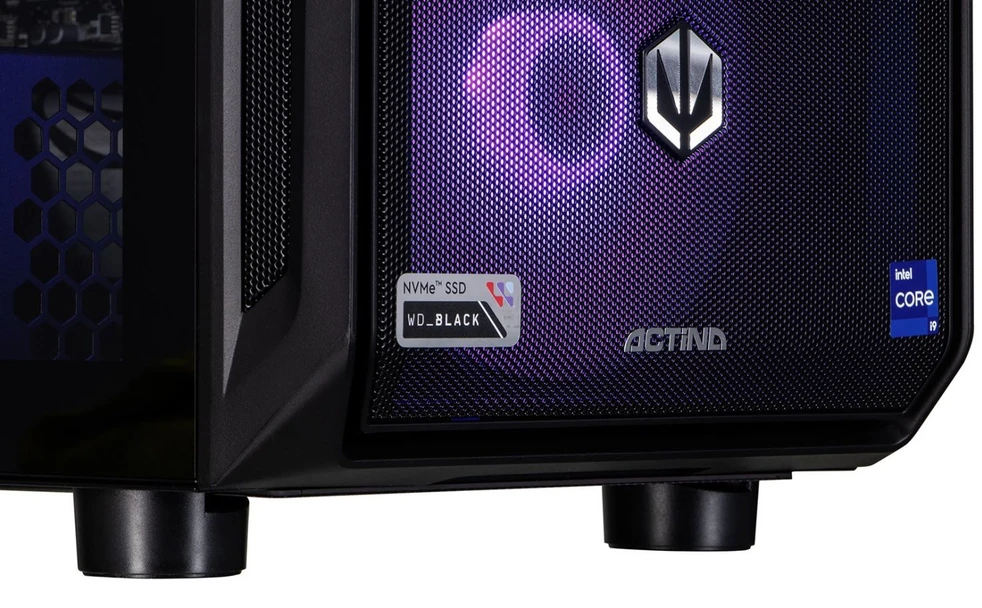 Stacionarus kompiuteris Actina 5901443414063 asmeninis kompiuteris Intel Core Ultra 9 285K 64 GB DDR5-SDRAM 2 TB SSD NVIDIA GeForce RTX 5090 Midi Tower Juodas