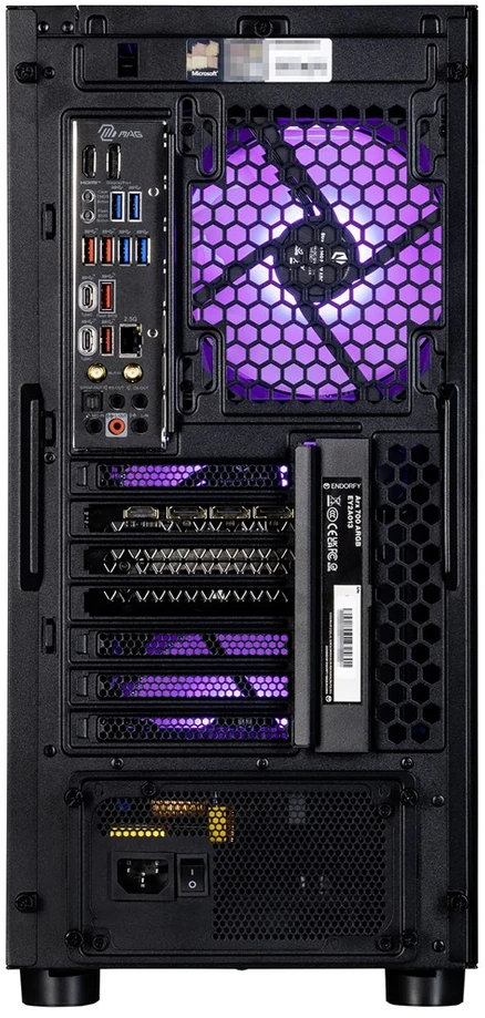 Stacionarus kompiuteris Actina 5901443414063 asmeninis kompiuteris Intel Core Ultra 9 285K 64 GB DDR5-SDRAM 2 TB SSD NVIDIA GeForce RTX 5090 Midi Tower Juodas