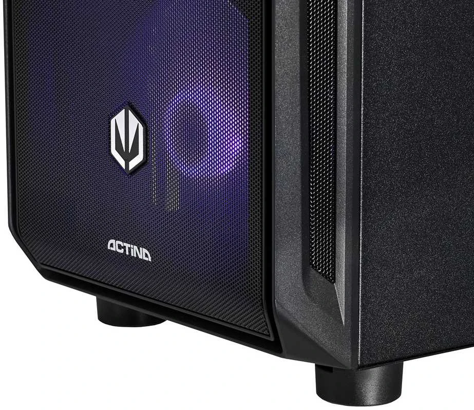 Stacionarus kompiuteris Actina 5901443414490 PC AMD Ryzen™ 7 8700F 32 GB DDR5-SDRAM 2 TB SSD NVIDIA GeForce RTX 5070 Midi Tower Juodas