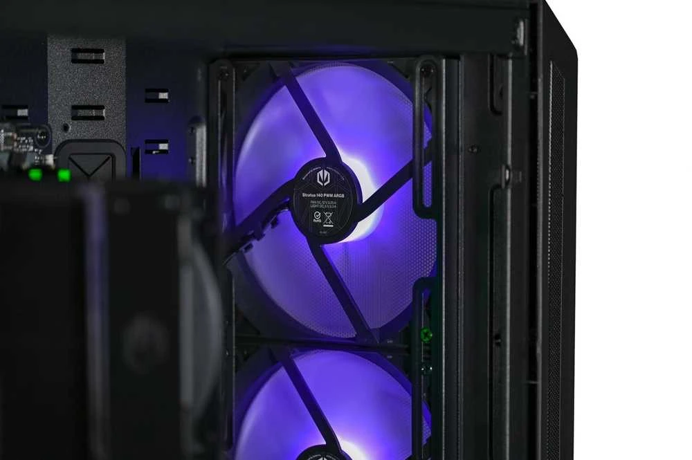 Stacionarus kompiuteris Actina 5901443414506 PC AMD Ryzen™ 7 7700 32 GB DDR5-SDRAM 2 TB SSD NVIDIA GeForce RTX 5070 Midi Tower Juodas