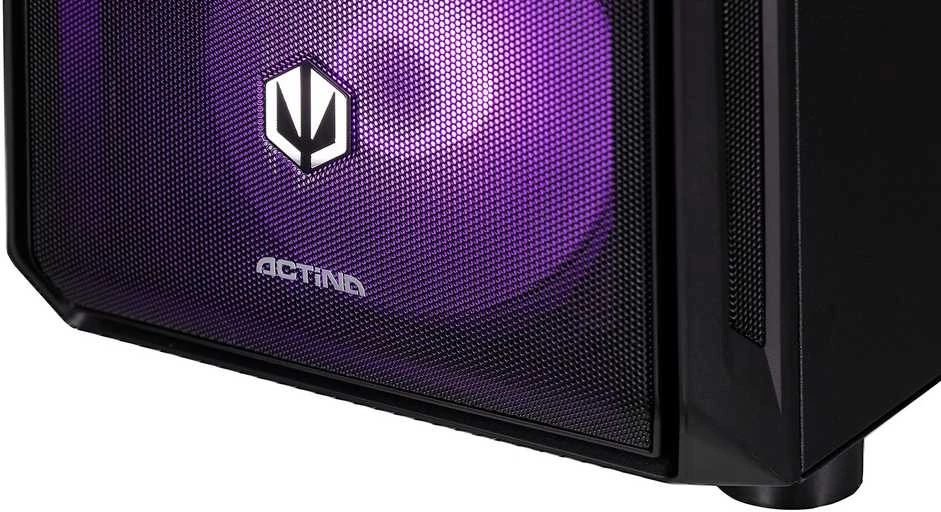 Stacionarus kompiuteris Actina 5901443414667 PC AMD Ryzen™ 7 7700X 32 GB DDR5-SDRAM 2 TB SSD AMD Radeon RX 9070 XT Midi Tower Juodas