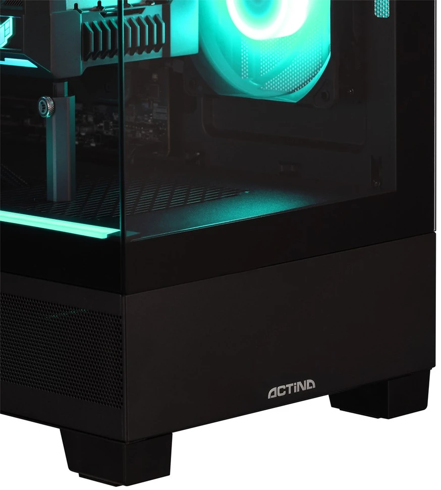 Actina 5901443416432 PC AMD Ryzen™ 7 7800X3D 32 GB DDR5-SDRAM 1 TB SSD NVIDIA GeForce RTX 5070 Midi Tower Juodas