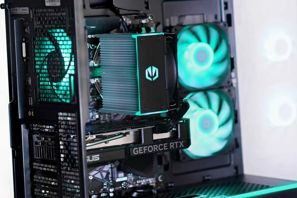Stacionarus kompiuteris Actina 5901443416463 PC AMD RyzenTM 7 8700F 32 GB DDR5-SDRAM 1 TB SSD NVIDIA GeForce RTX 5070 Ti Midi Tower Juodas