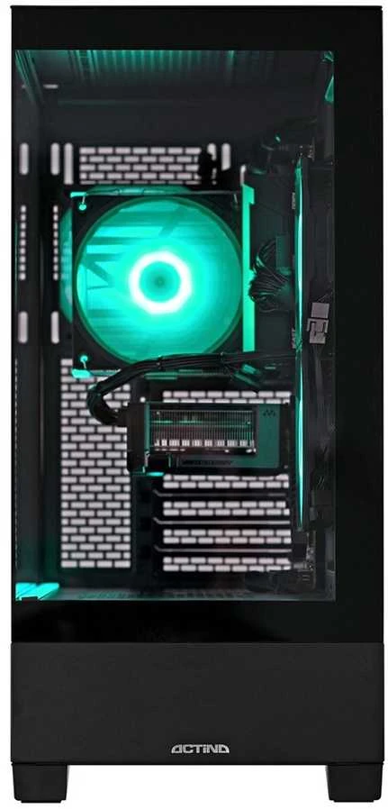 Stacionarus kompiuteris Actina 5901443416470 PC AMD RyzenTM 5 7600X 32 GB DDR5-SDRAM 1 TB SSD NVIDIA GeForce RTX 5070 Ti Midi Tower Juodas
