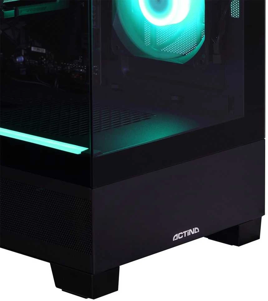 Stacionarus kompiuteris Actina 5901443416487 PC AMD Ryzen™ 5 7600X 32 GB DDR5-SDRAM 1 TB SSD NVIDIA GeForce RTX 5070 Ti Windows 11 Home Midi Tower Juodas
