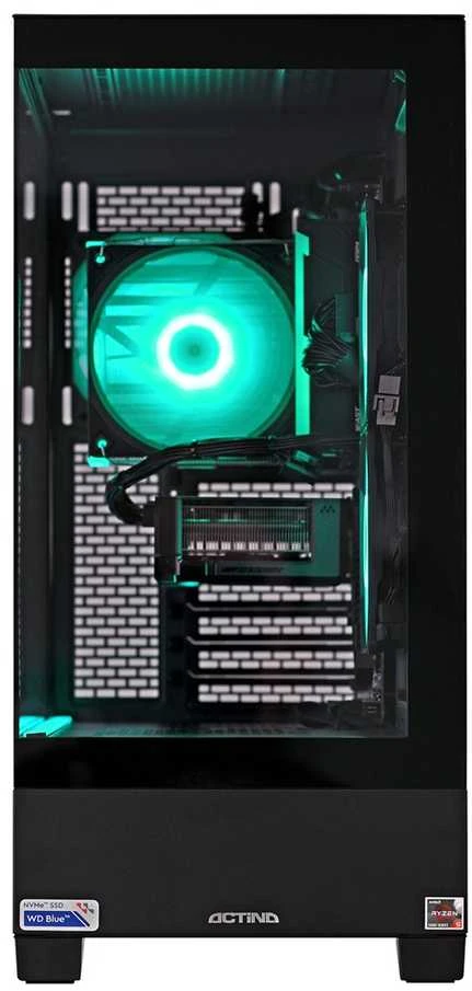 Stacionarus kompiuteris Actina 5901443421085 PC AMD Ryzen™ 5 5600X 32 GB DDR4-SDRAM 1 TB SSD NVIDIA GeForce RTX 5060 Midi Tower Juodas