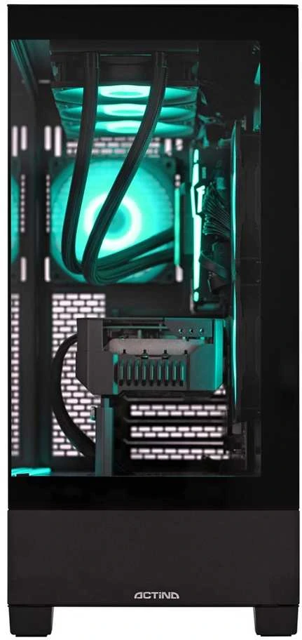 Stacionarus kompiuteris Actina 5901443421115 PC Intel® Core™ i5 i5-14600KF 32 GB DDR5-SDRAM 1 TB SSD NVIDIA GeForce RTX 5060 Midi Tower Juodas