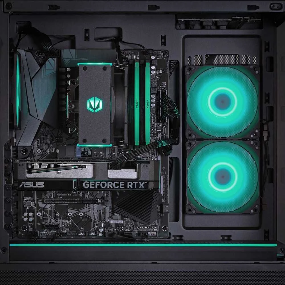 Stacionarus kompiuteris Actina 5901443421122 PC Intel® Core™ i5 i5-14400F 32 GB DDR5-SDRAM 1 TB SSD NVIDIA GeForce RTX 5060 Windows 11 Home Midi Tower Juodas