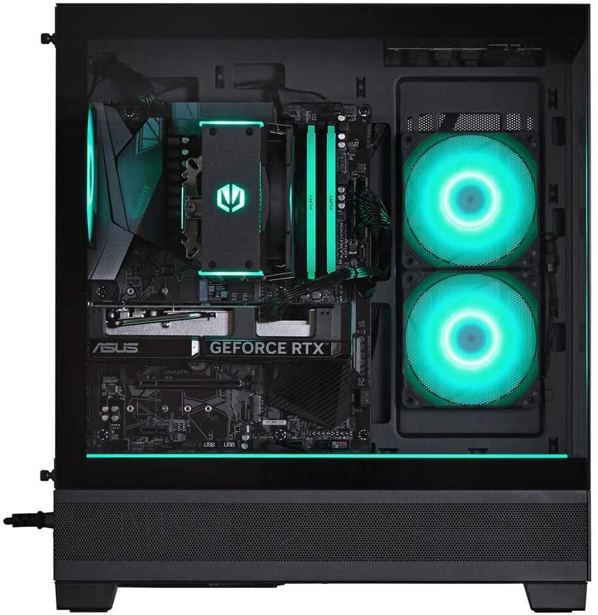 Stacionarus kompiuteris Actina 5901443421122 PC Intel® Core™ i5 i5-14400F 32 GB DDR5-SDRAM 1 TB SSD NVIDIA GeForce RTX 5060 Windows 11 Home Midi Tower Juodas