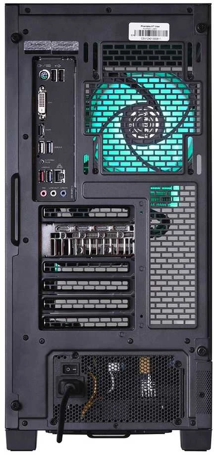 Stacionarus kompiuteris Actina 5901443421122 PC Intel® Core™ i5 i5-14400F 32 GB DDR5-SDRAM 1 TB SSD NVIDIA GeForce RTX 5060 Windows 11 Home Midi Tower Juodas