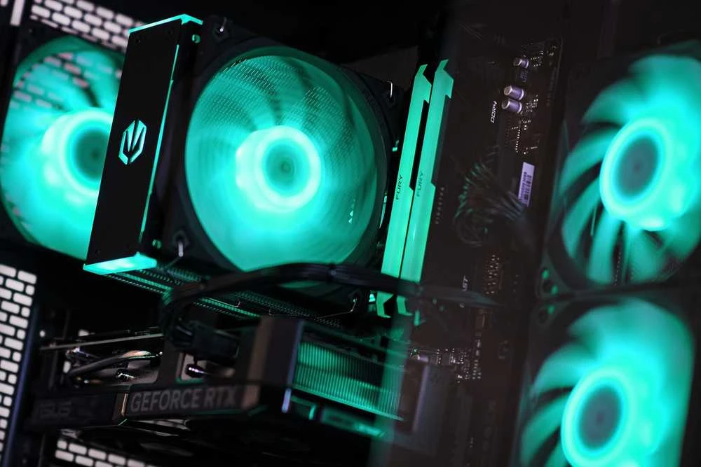 Stacionarus kompiuteris Actina 5901443421177 PC AMD Ryzen™ 5 7500F 32 GB DDR5-SDRAM 1 TB SSD NVIDIA GeForce RTX 5060 Midi Tower Juodas