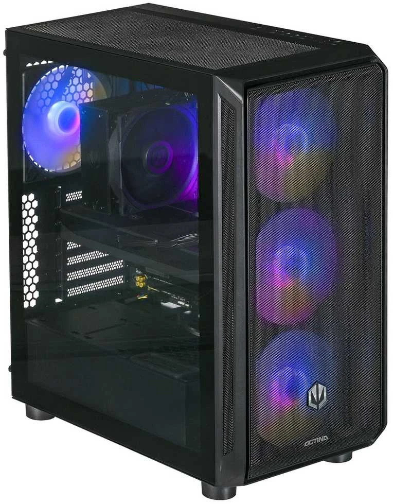 Stacionarus kompiuteris Actina 5901443421191 PC AMD Ryzen™ 7 8700F 32 GB DDR5-SDRAM 1 TB SSD NVIDIA GeForce RTX 5060 Midi Tower Juodas