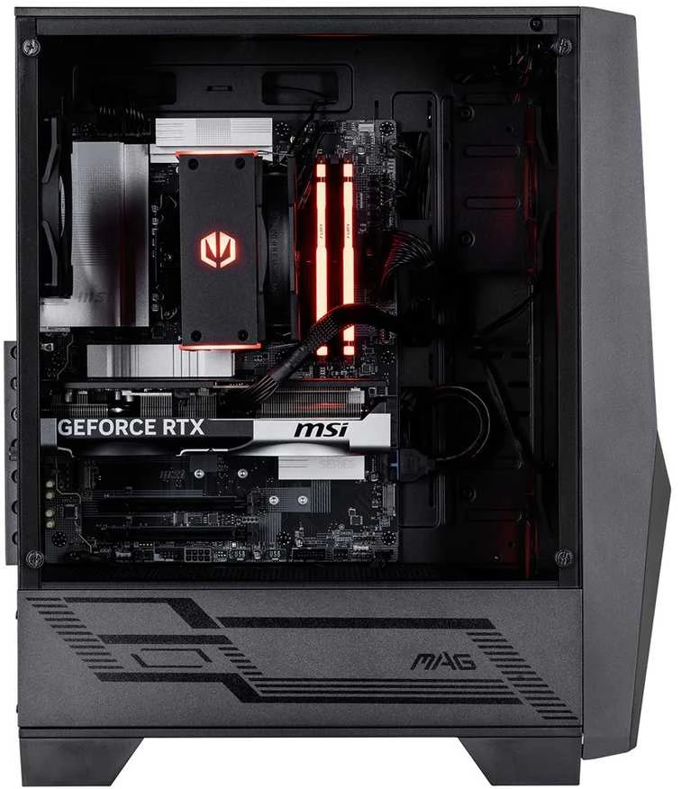 Stacionarus kompiuteris Actina 5901443421559 PC AMD Ryzen™ 7 8700F 32 GB DDR5-SDRAM 1 TB SSD NVIDIA GeForce RTX 5070 Midi Tower Juodas