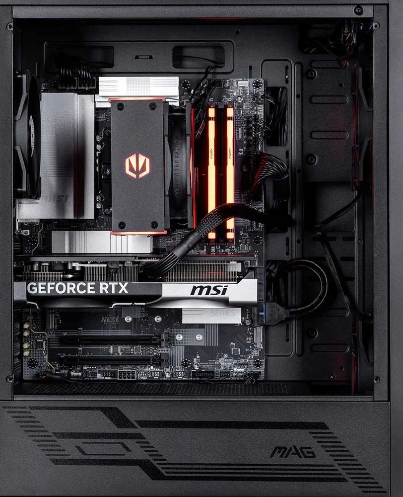 Stacionarus kompiuteris Actina 5901443421597 PC AMD RyzenTM 9 7900 32 GB DDR5-SDRAM 1 TB SSD NVIDIA GeForce RTX 5070 Ti Midi Tower Juodas
