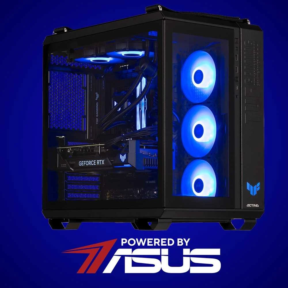 Stacionarus kompiuteris Actina 5901443423249 PC Intel Core Ultra 9 285K 64 GB DDR5-SDRAM 2 TB SSD NVIDIA GeForce RTX 5090 Midi Tower Juodas