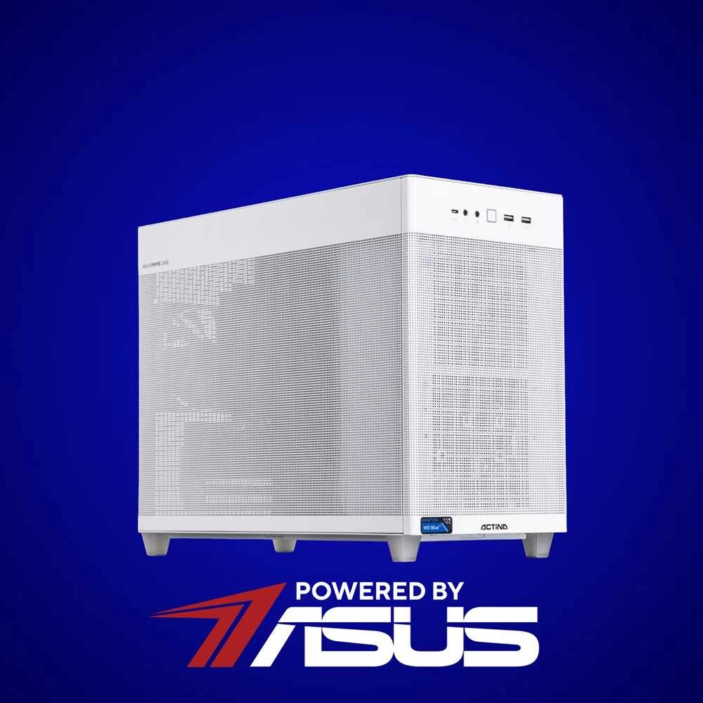 Stacionarus kompiuteris Actina 5901443430599 PC AMD Ryzen™ 7 8700F 32 GB DDR5-SDRAM 1 TB SSD AMD Radeon RX 9070 XT Mini Tower Baltas