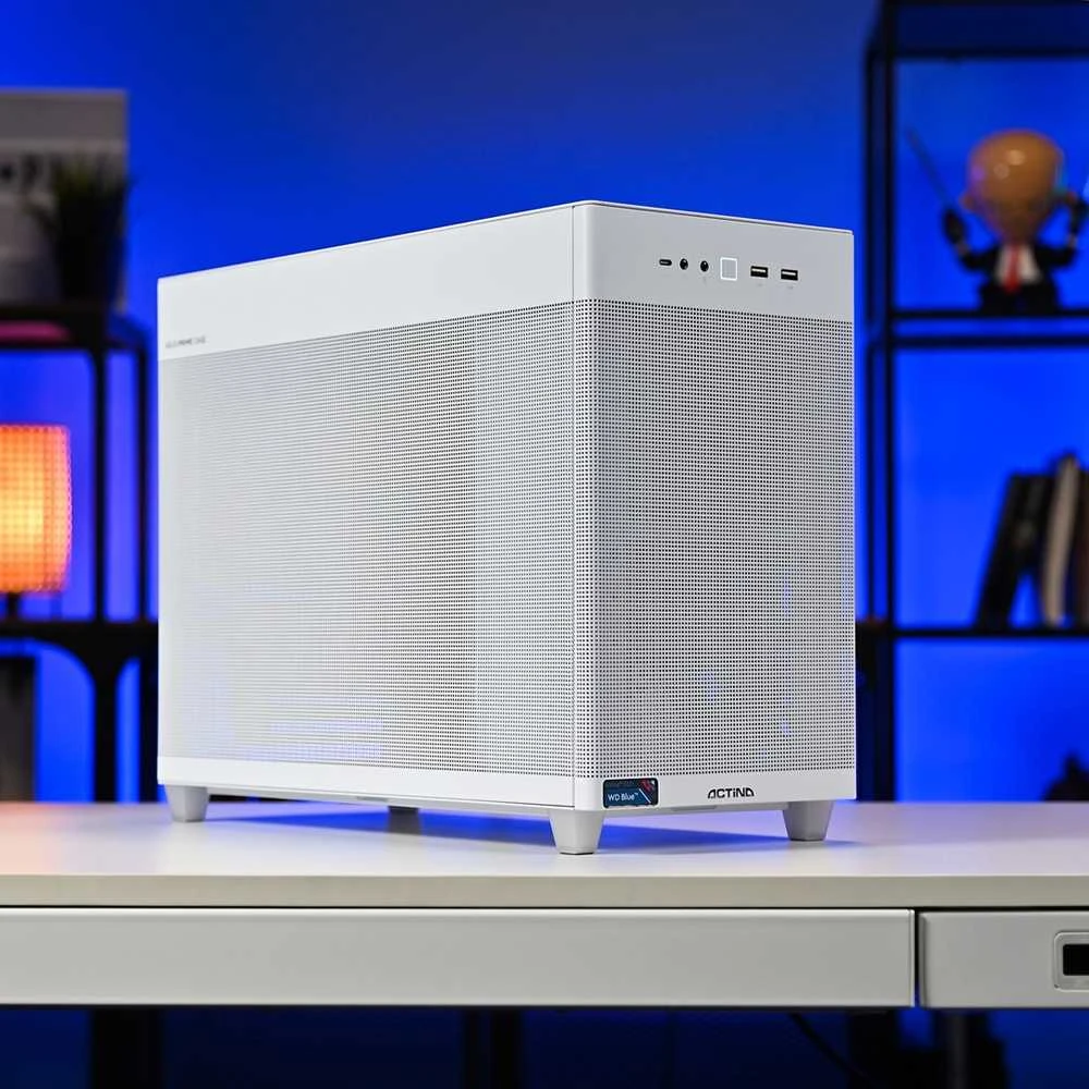 Stacionarus kompiuteris Actina 5901443430599 PC AMD Ryzen™ 7 8700F 32 GB DDR5-SDRAM 1 TB SSD AMD Radeon RX 9070 XT Mini Tower Baltas