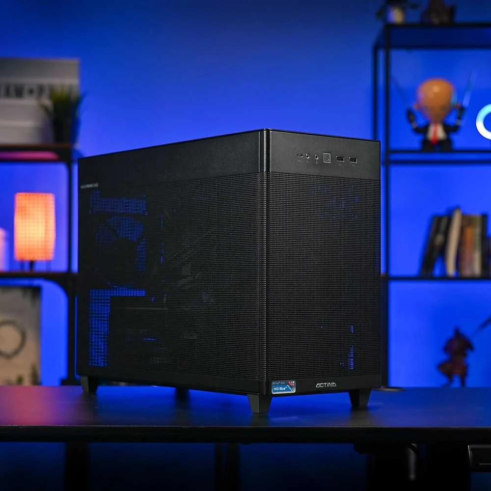 Stacionarus kompiuteris Actina 5901443430612 PC AMD Ryzen™ 7 7800X3D 32 GB DDR5-SDRAM 1 TB SSD AMD Radeon RX 9070 XT Mini Tower Juodas