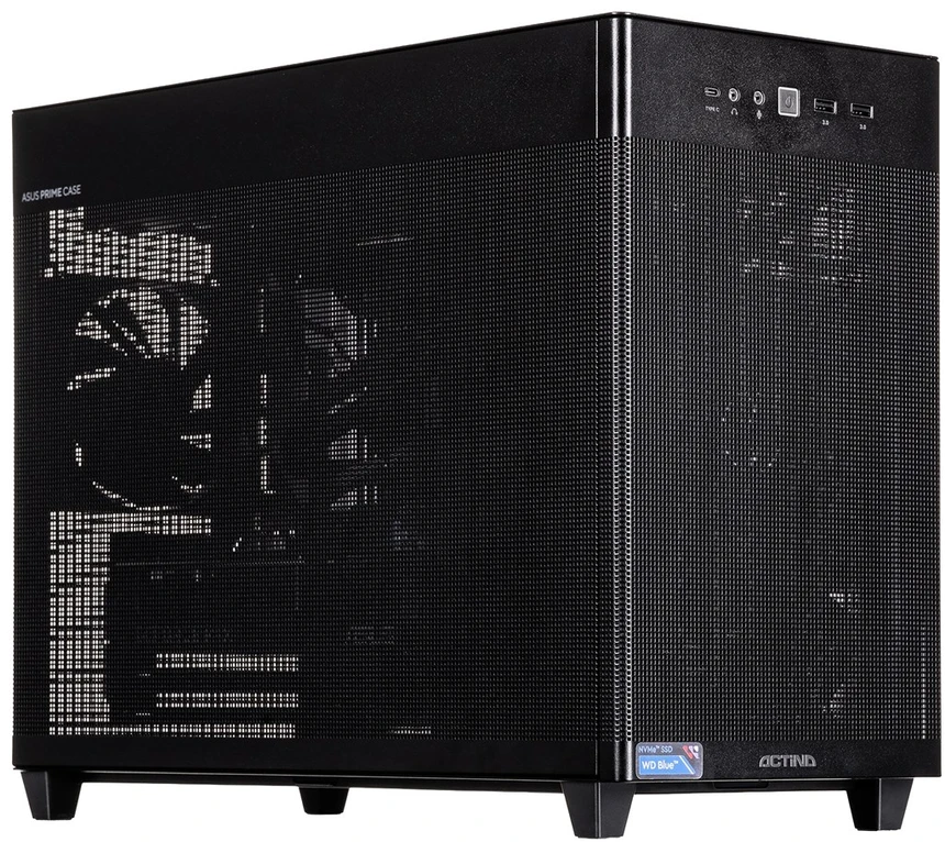 Ausinės Actina 5901443431831 PC AMD Ryzen™ 7 9700X 32 GB DDR5-SDRAM 1 TB SSD AMD Radeon RX 9070 XT Windows 11 Home Mini Tower Juodas