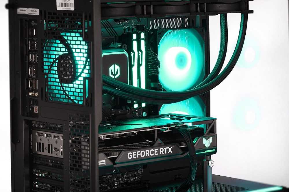 Actina 5901443438892 PC AMD Ryzen™ 9 9900X3D 32 GB DDR5-SDRAM 1 TB SSD AMD Radeon RX 9070 XT Midi Tower Juodas