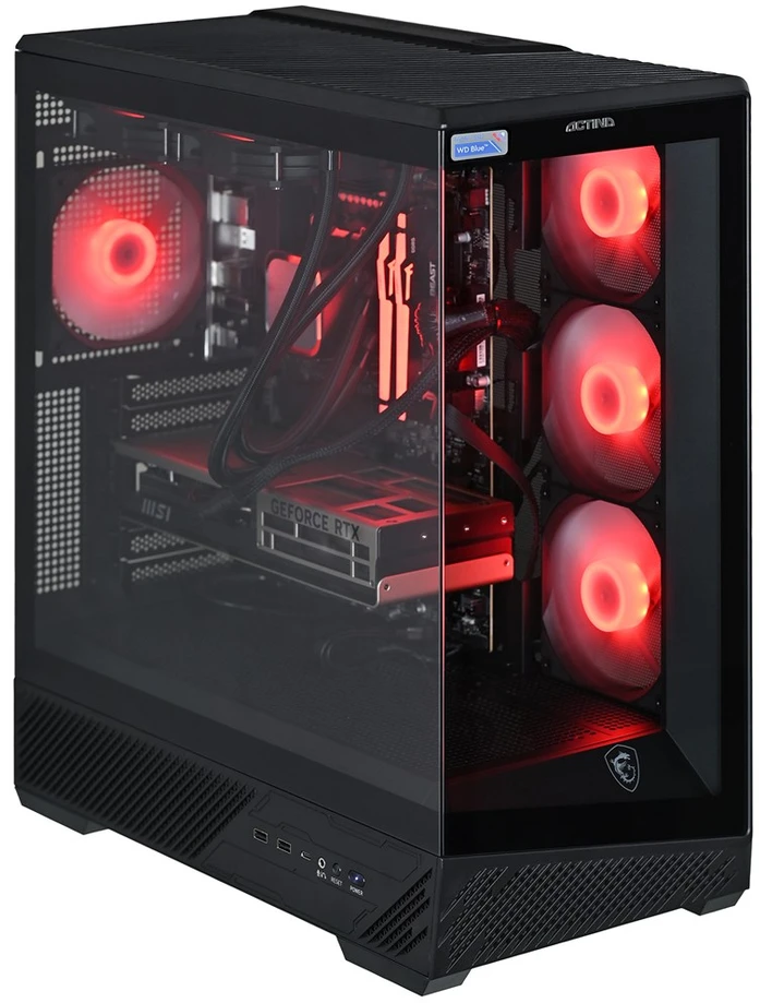 Ausinės Actina 5901443440291 PC AMD Ryzen™ 9 9950X3D 32 GB DDR5-SDRAM 1 TB SSD NVIDIA GeForce RTX 5080 Windows 11 Home Midi Tower Juodas