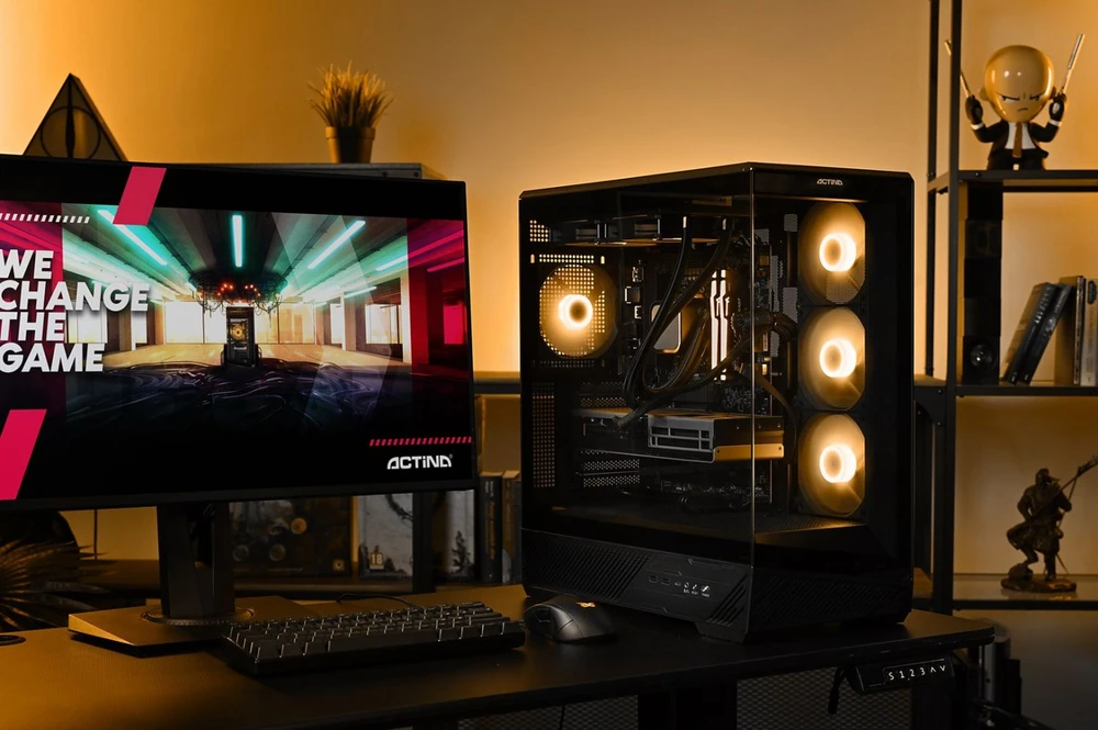 Ausinės Actina 5901443441236 PC Intel Core Ultra 5 245KF 16 GB DDR5-SDRAM 1 TB SSD NVIDIA GeForce RTX 5060 Ti Midi Tower Juodas