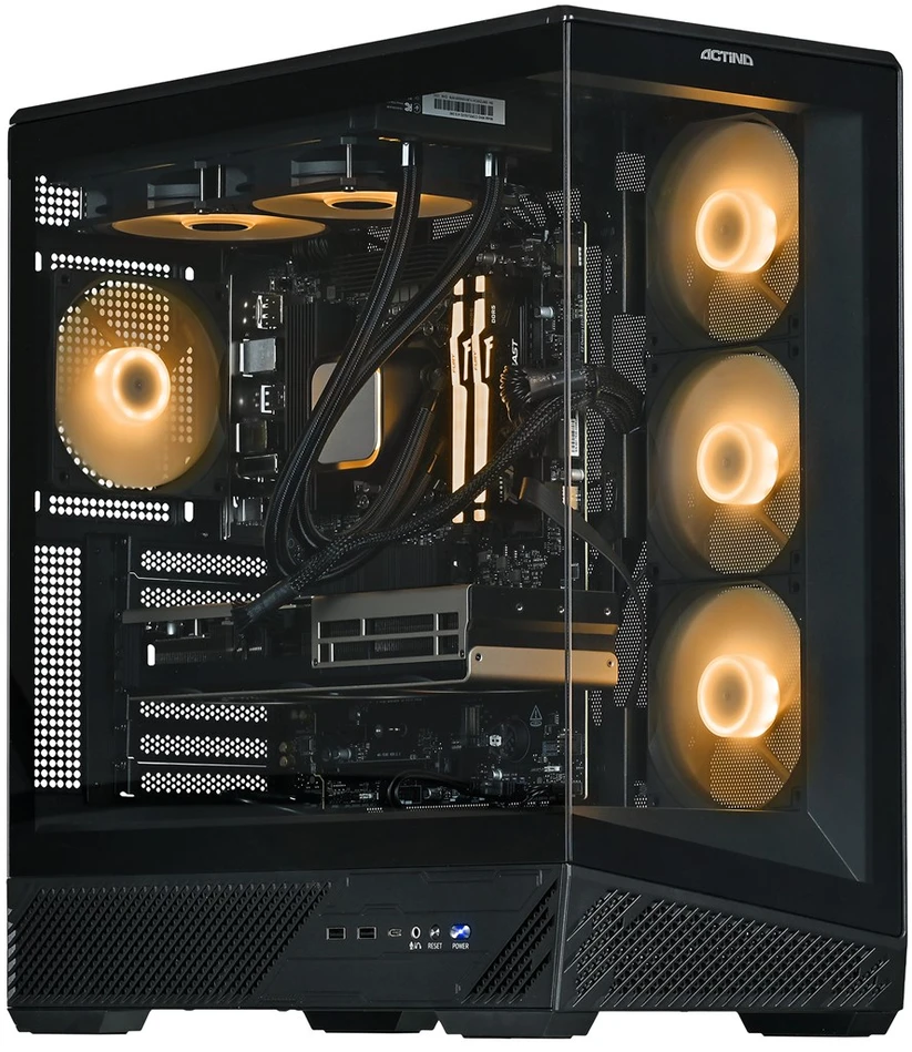 Ausinės Actina 5901443441236 PC Intel Core Ultra 5 245KF 16 GB DDR5-SDRAM 1 TB SSD NVIDIA GeForce RTX 5060 Ti Midi Tower Juodas
