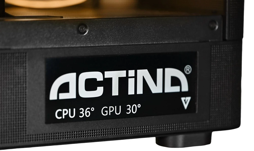 Ausinės Actina 5901443441939 PC Intel Core Ultra 5 250K Plus 32 GB DDR5-SDRAM 1 TB SSD NVIDIA GeForce RTX 5070 Midi Tower Juodas