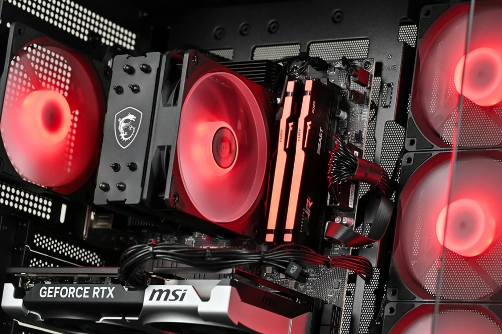 Actina 5901443443803 PC AMD Ryzen™ 5 8400F 16 GB DDR5-SDRAM 1 TB SSD NVIDIA® GeForce RTX™ 5050 Midi Tower Juodas
