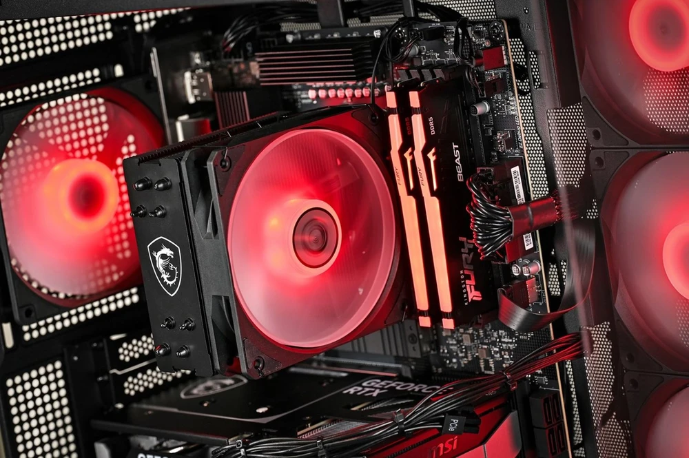Actina 5901443443803 PC AMD Ryzen™ 5 8400F 16 GB DDR5-SDRAM 1 TB SSD NVIDIA® GeForce RTX™ 5050 Midi Tower Juodas