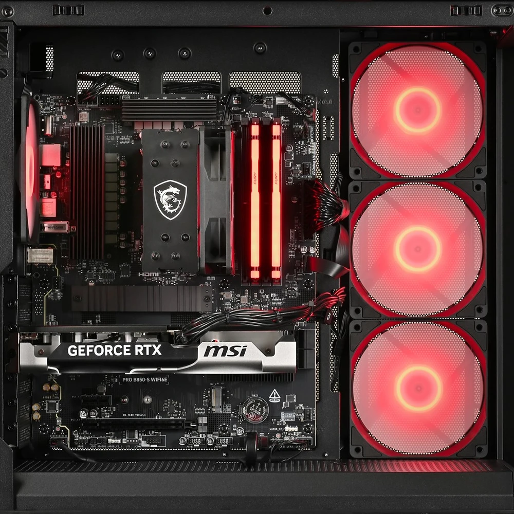 Actina 5901443443803 PC AMD Ryzen™ 5 8400F 16 GB DDR5-SDRAM 1 TB SSD NVIDIA® GeForce RTX™ 5050 Midi Tower Juodas