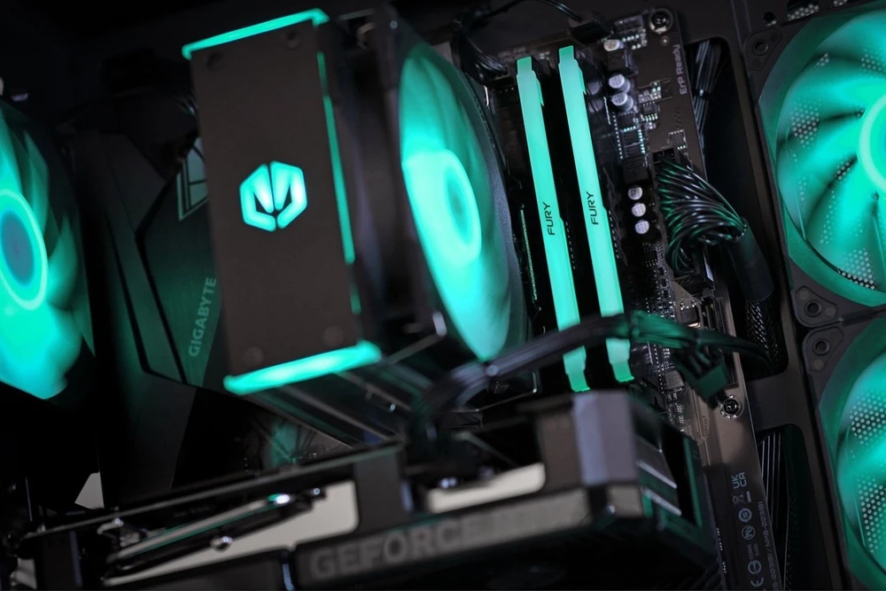 Actina 5901443446637 PC AMD Ryzen™ 5 7500F 16 GB DDR5-SDRAM 1 TB SSD AMD Radeon RX 9070 GRE Windows 11 Home Midi Tower Juodas
