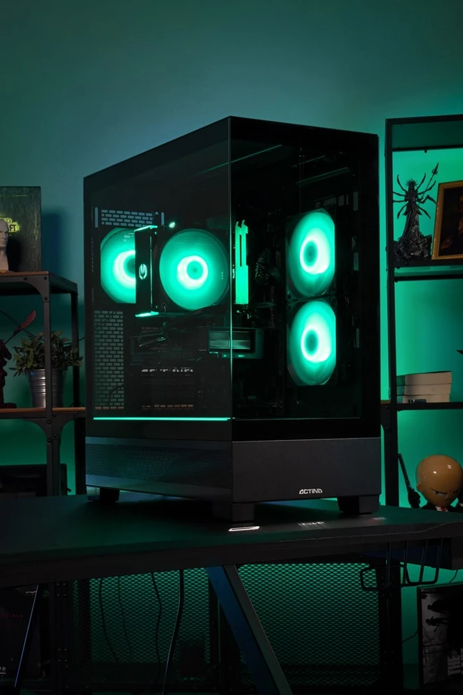Actina 5901443446637 PC AMD Ryzen™ 5 7500F 16 GB DDR5-SDRAM 1 TB SSD AMD Radeon RX 9070 GRE Windows 11 Home Midi Tower Juodas