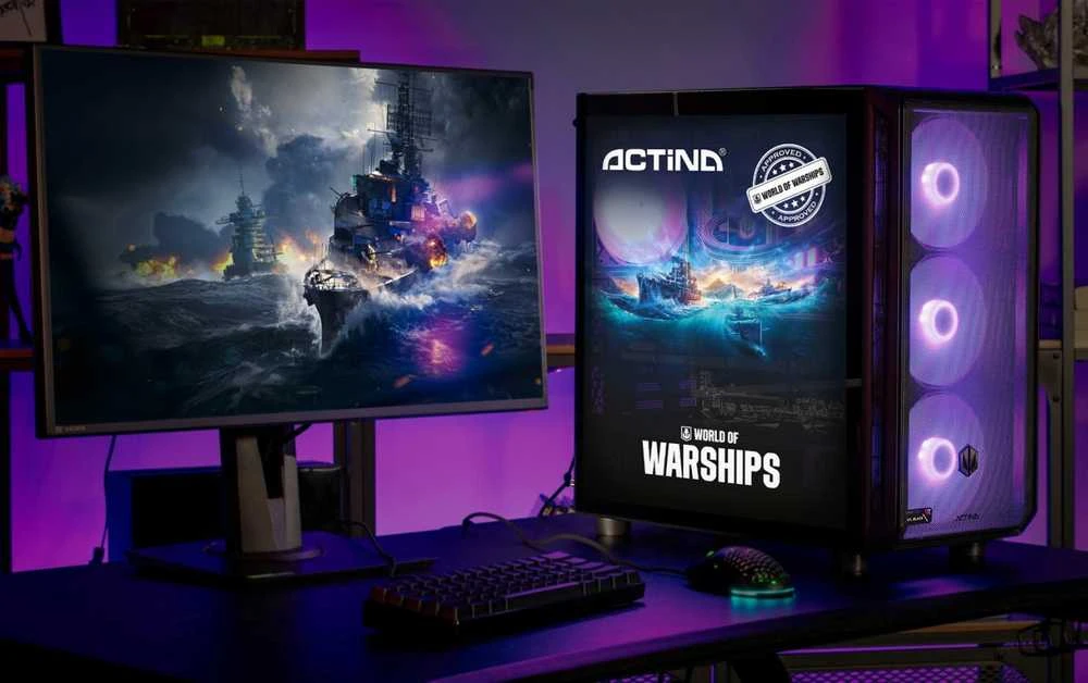 Stacionarus kompiuteris Actina 5901443426172 PC AMD Ryzen™ 7 9700X 32 GB DDR5-SDRAM 1 TB SSD AMD Radeon RX 9060 XT Windows 11 Pro Midi Tower Juodas