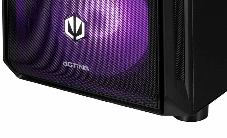 Stacionarus kompiuteris Actina 5901443426172 PC AMD Ryzen™ 7 9700X 32 GB DDR5-SDRAM 1 TB SSD AMD Radeon RX 9060 XT Windows 11 Pro Midi Tower Juodas