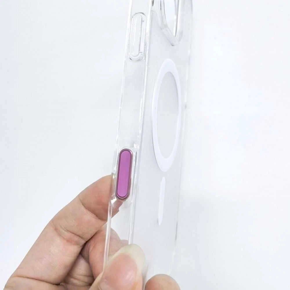Dėklas Oem „Camera Control“ aktyvus mygtukas, tinkantis IPHONE 16 serijos dėklui: Drop Glue / Clear Mag Cover mint