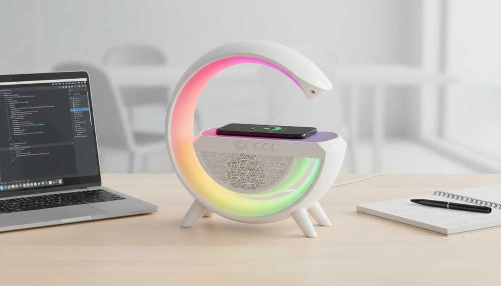 Activejet AJE-SOLO RGB LED muzikinis šviestuvas
