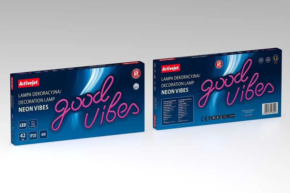 ActiveJet Aktyvuota AJE-NEON VIBES LED neoninė iškaba