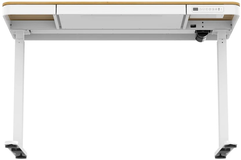 ACTIVEJET stalas su elektriniu aukščio reguliavimu 120x60 ET119S baltas/ąžuolas