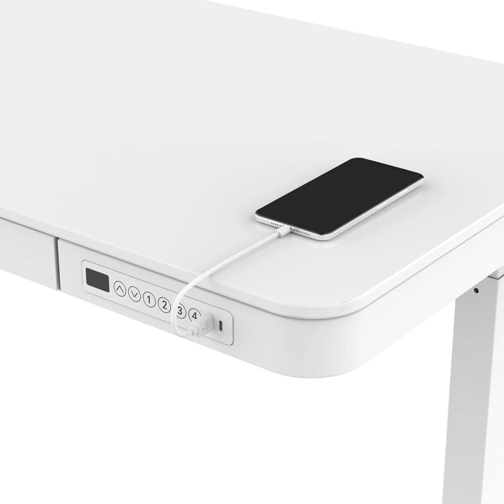ACTIVEJET stalas su elektriniu aukščio reguliavimu 120x60 ET119S baltas