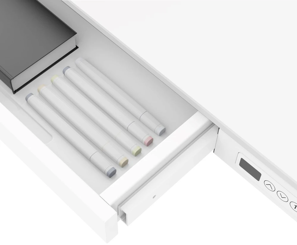 ACTIVEJET stalas su elektriniu aukščio reguliavimu 120x60 ET119S baltas