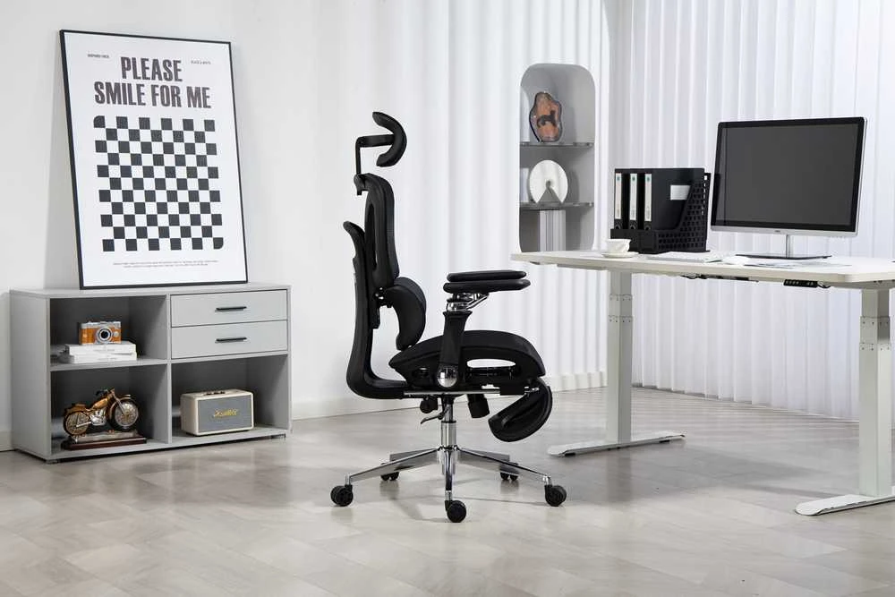 „Activejet“ biuro kėdė, ergonomiška, YK848, juoda