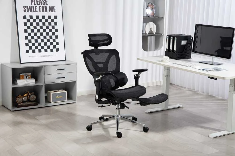 „Activejet“ biuro kėdė, ergonomiška, YK848, juoda