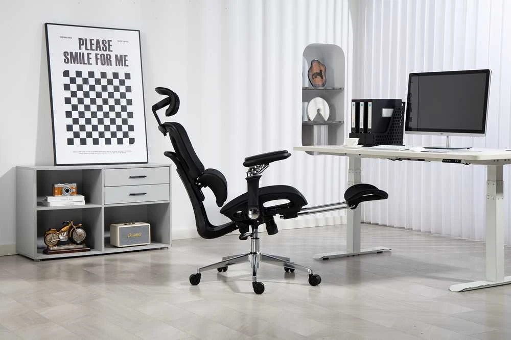„Activejet“ biuro kėdė, ergonomiška, YK848, juoda