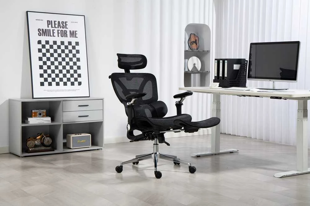 „Activejet“ biuro kėdė, ergonomiška, YK848, juoda