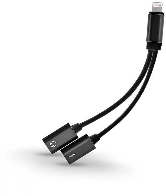 Adapteris HF, Lightning/Audio juodas